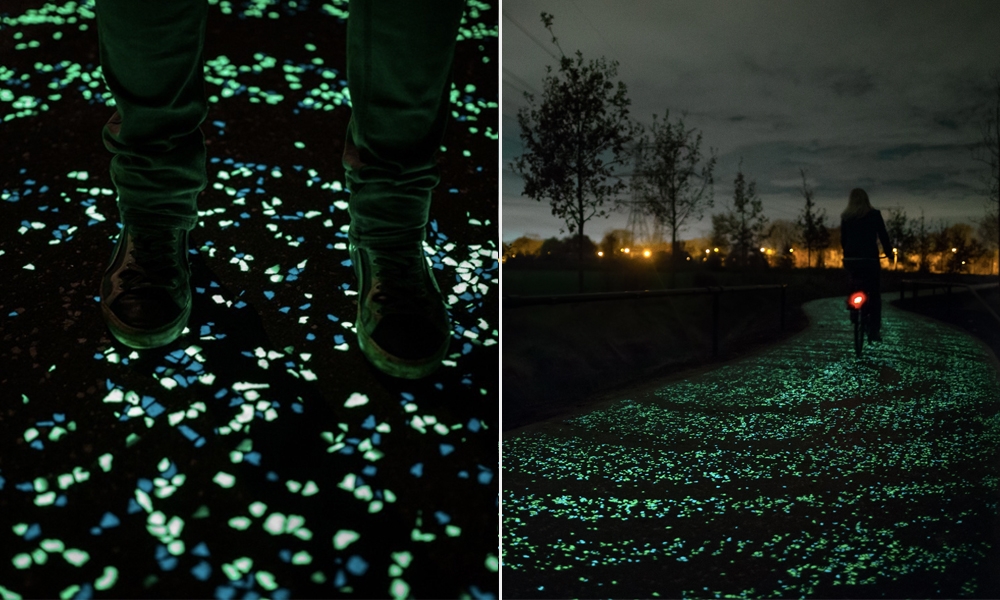 Holanda cria ciclovia que brilha no escuro inspirada na arte de Van Gogh
