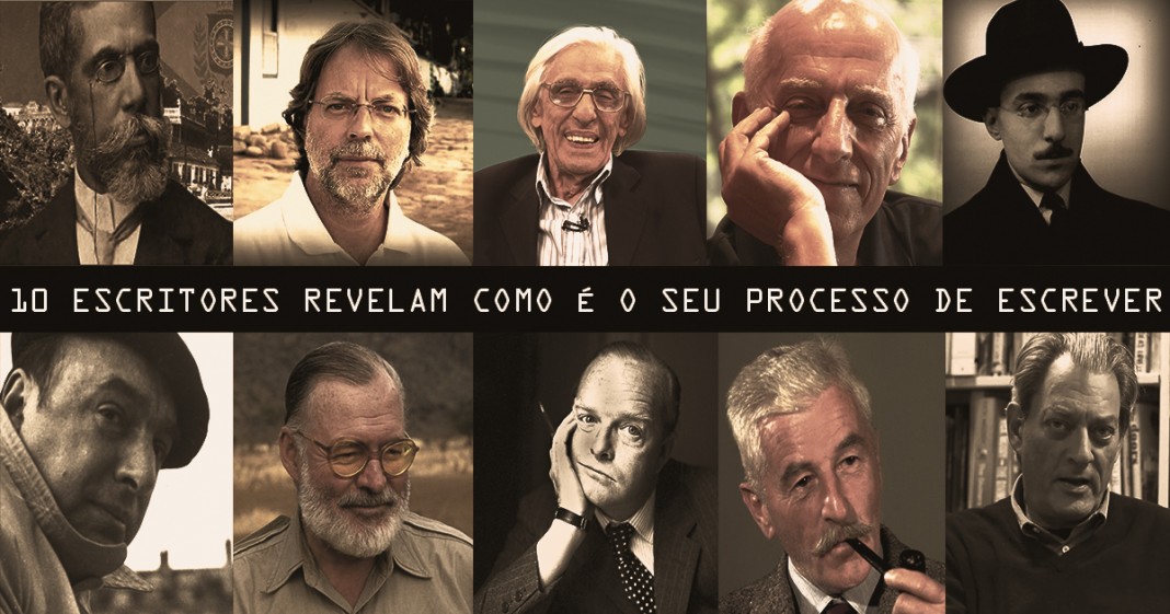 10 Escritores revelam como é o seu processo de escrever