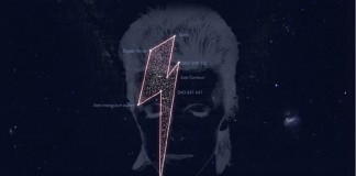 David Bowie é homenageado com constelação em forma de raio