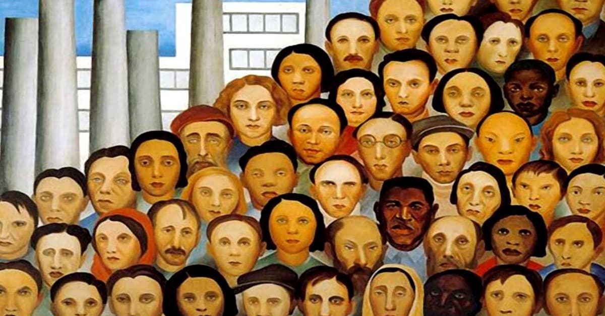 Operários tela de Tarsila do Amaral