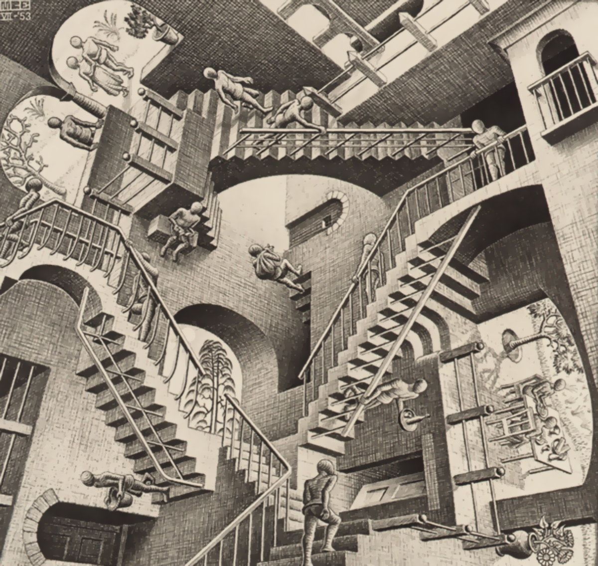 portalraizes.com - Escher ('relativamente louco') e o seu universo impossível