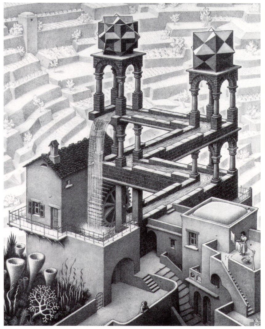 portalraizes.com - Escher ('relativamente louco') e o seu universo impossível