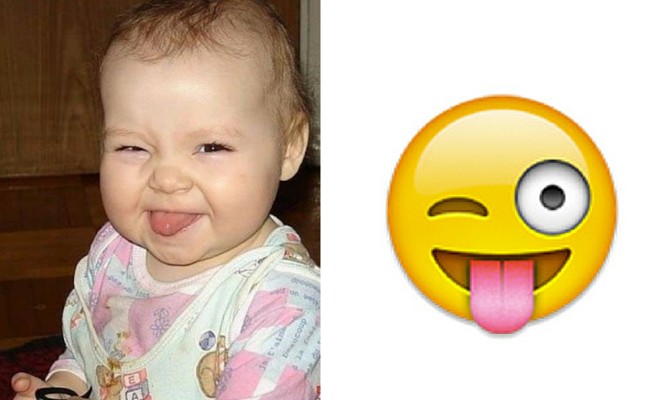 portalraizes.com - Como nascem os emojis? Dos bebês, é claro - 10 fotos hilariantes de bebês com seus respectivos emojis