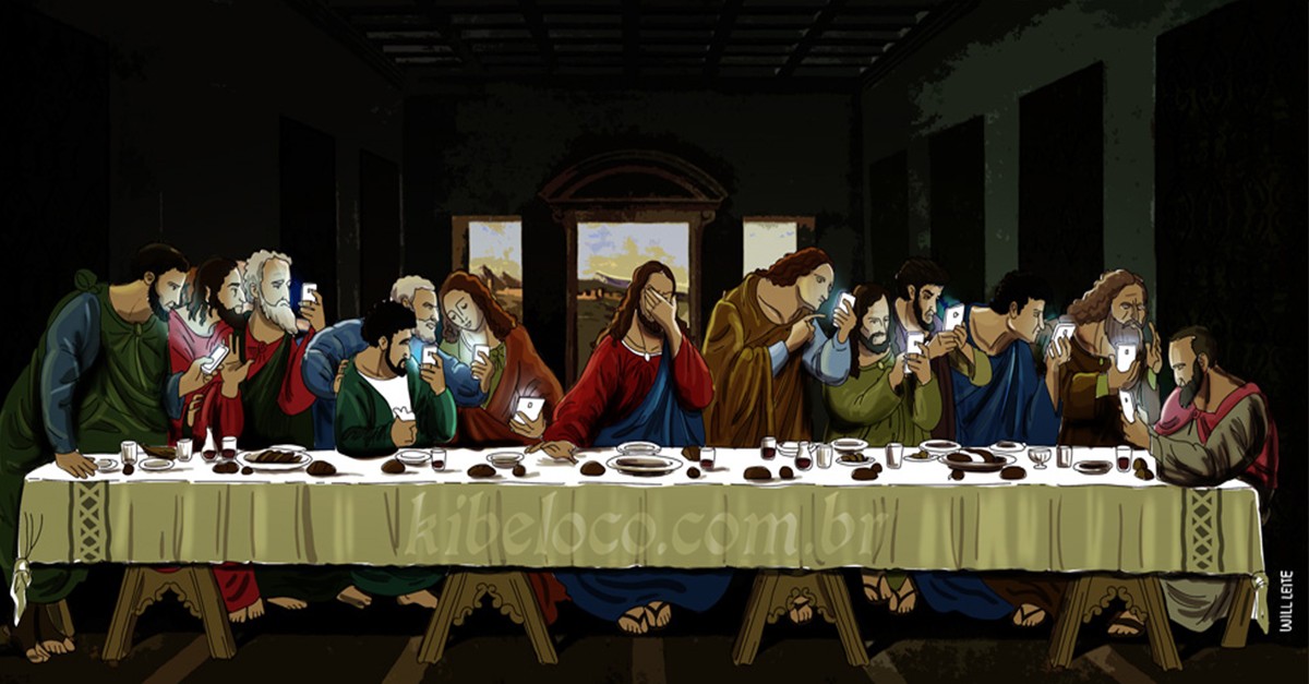 Se a santa ceia fosse hoje