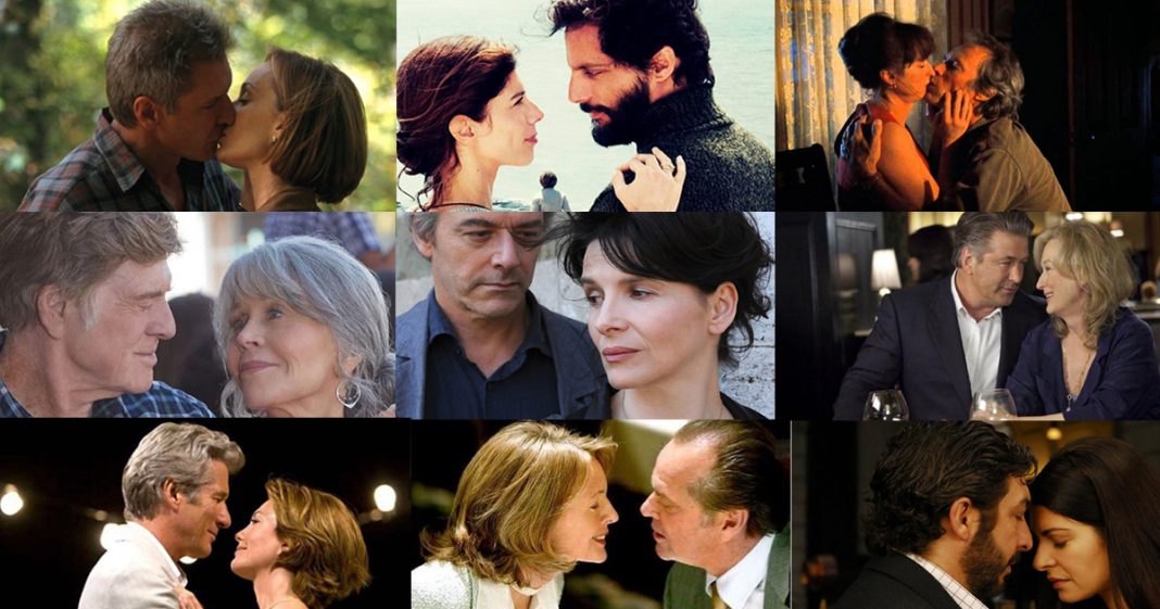 A beleza do amor maduro em 20 filmes apaixonantes