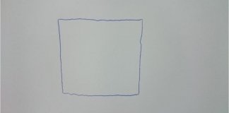 Você é capaz de desenhar um quadrado com três linhas?