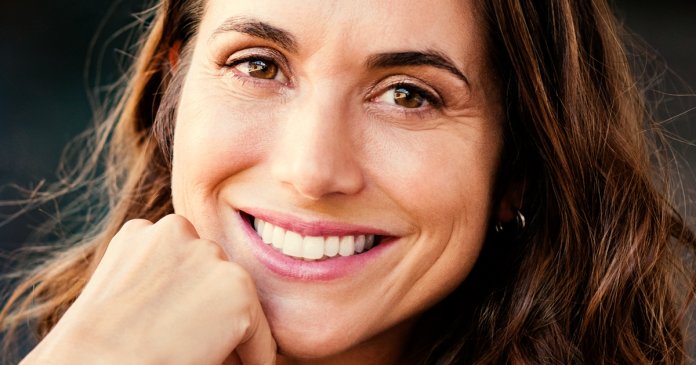 Smiling mature woman