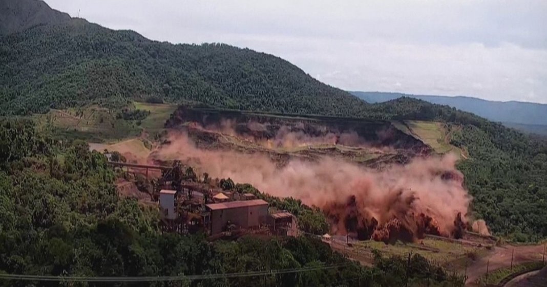 Vídeo mostra o momento do rompimento da barragem em Brumadinho