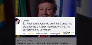 Vereador gaúcho critica ação anti-assédio: “mulher decente não dá problema”