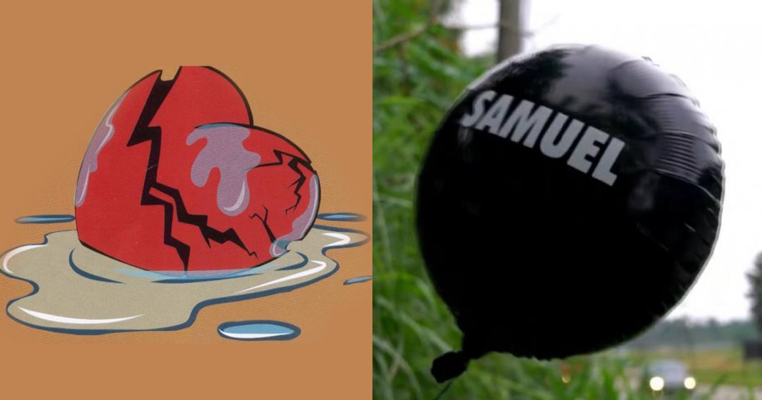 O balão do menino que desenhava a superação da dor, foi parar em Suzano