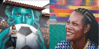 Grafiteiras pintaram as ruas de São Paulo para a Copa do Mundo feminina