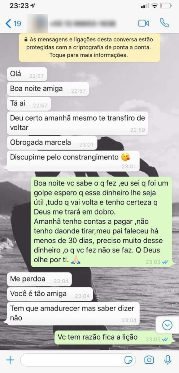 portalraizes.com - Médica cai em golpe no WhatsApp e recebe 'conselho' de bandido: 'Tem que amadurecer'