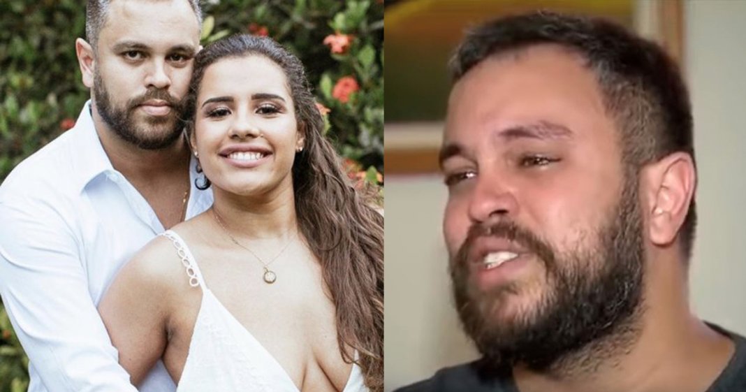 Ex-noivo de blogueira que casou sozinha chora em entrevista: “Tentei de tudo”