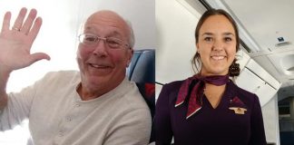 Pai viaja com a filha aeromoça em todos os seus voos no Natal
