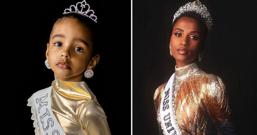 “Antes queria ser a Rapunzel, agora quer ser a Miss Universo”, diz mãe