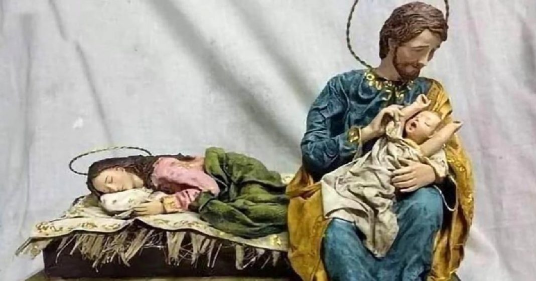 “Deixemos a mãe descansar”: o presépio que comoveu o mundo