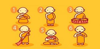 Escolha um monge budista e receba uma mensagem poderosa!