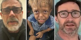 Os atores Jackman e Dean fazem vídeo para menino vítima de bullying