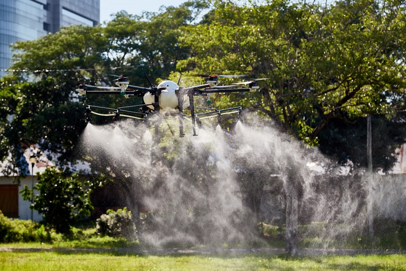 portalraizes.com - Empresa testa drones para desinfecção de ruas em Porto Alegre