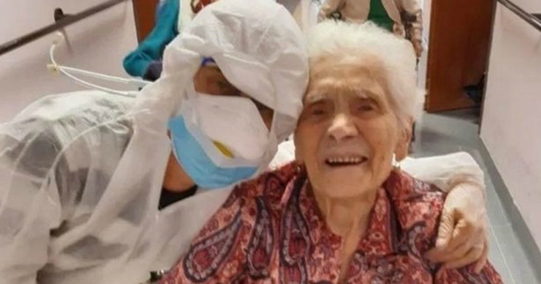 Avó italiana de 104 anos venceu a gripe espanhola e a COVID-19