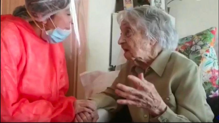 portalraizes.com - Ela comemorou o aniversário de 113 anos e venceu a covid-19