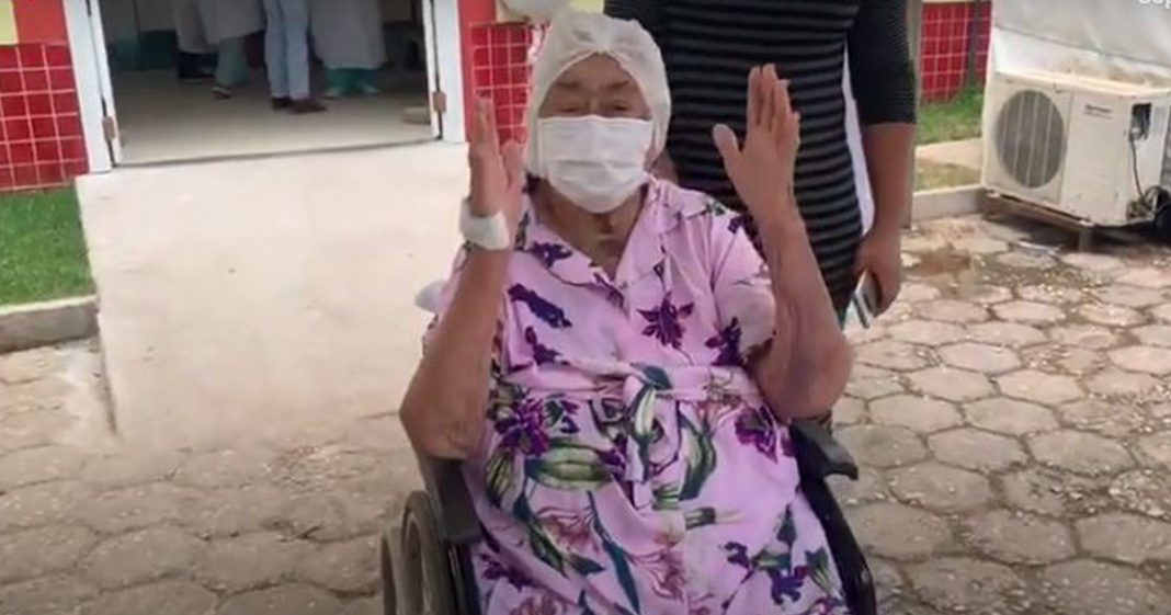 Ela tem 104 anos, é do Maranhão, e venceu a Covid-19