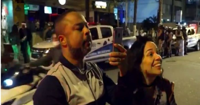 casal que agrediu o fiscal