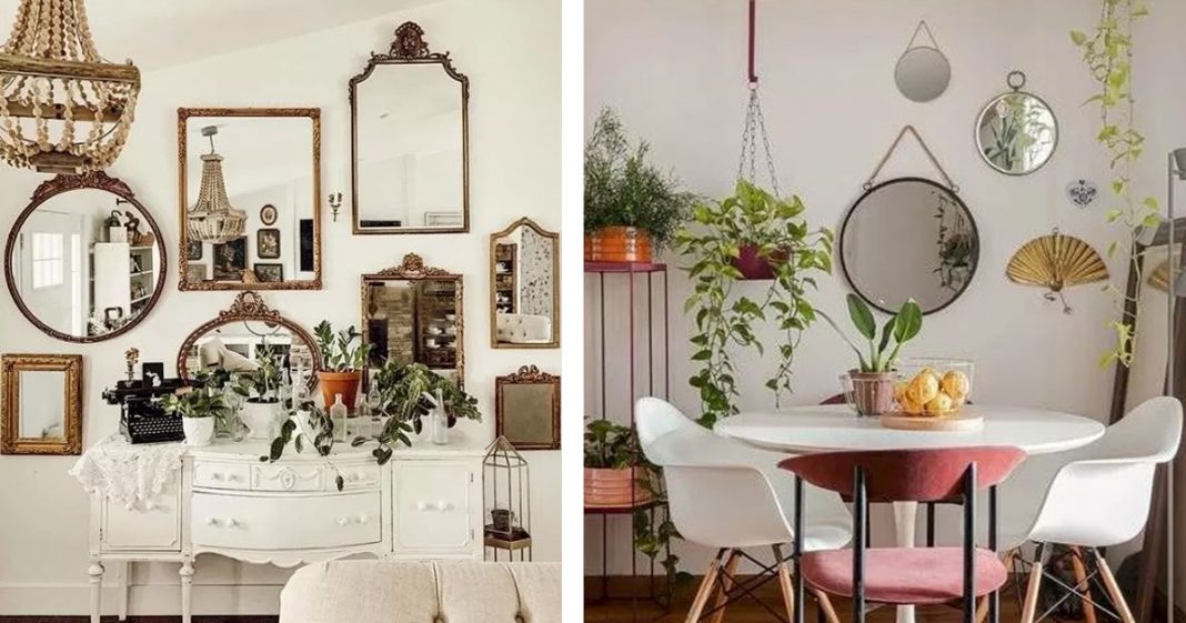 Ideias para decorar sua casa com espelhos e transformar seu espaço