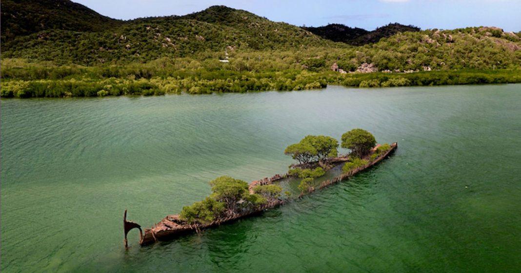 Navio naufragado há mais de 100 anos é confiscado pela natureza