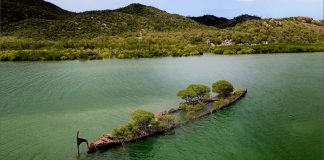 Navio naufragado há mais de 100 anos é confiscado pela natureza