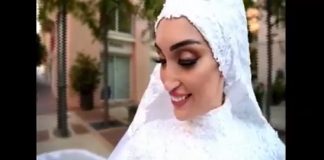 Vídeo: noiva é surpreendida pelas explosões em Beirute