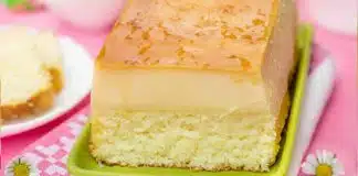 Receita de bolo de leite condensado sem assar com apenas 4 ingredientes