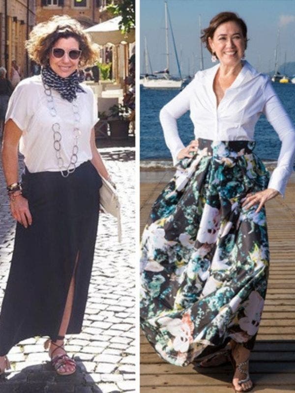 portalraizes.com - 13 looks lindos e despojados para mulheres de 40 anos