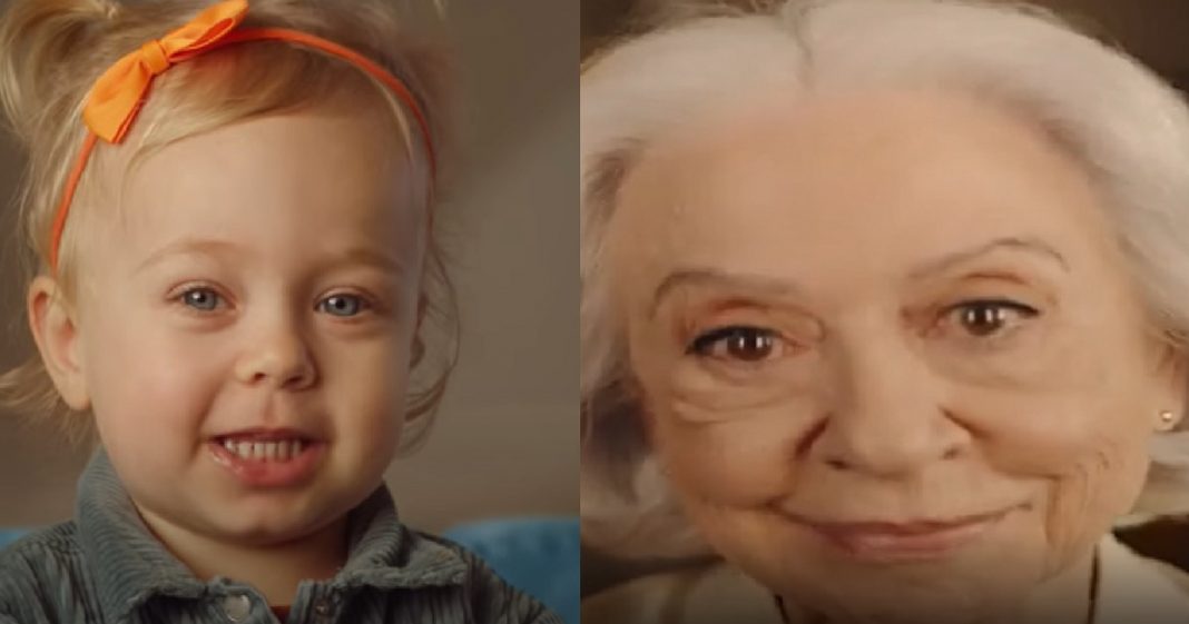 Lindo! Fernanda Montenegro se emociona com Alice em comercial