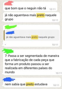 portalraizes.com - "Saudades de quando preto só era escravo": aluno é vítima de racismo em grupo da escola