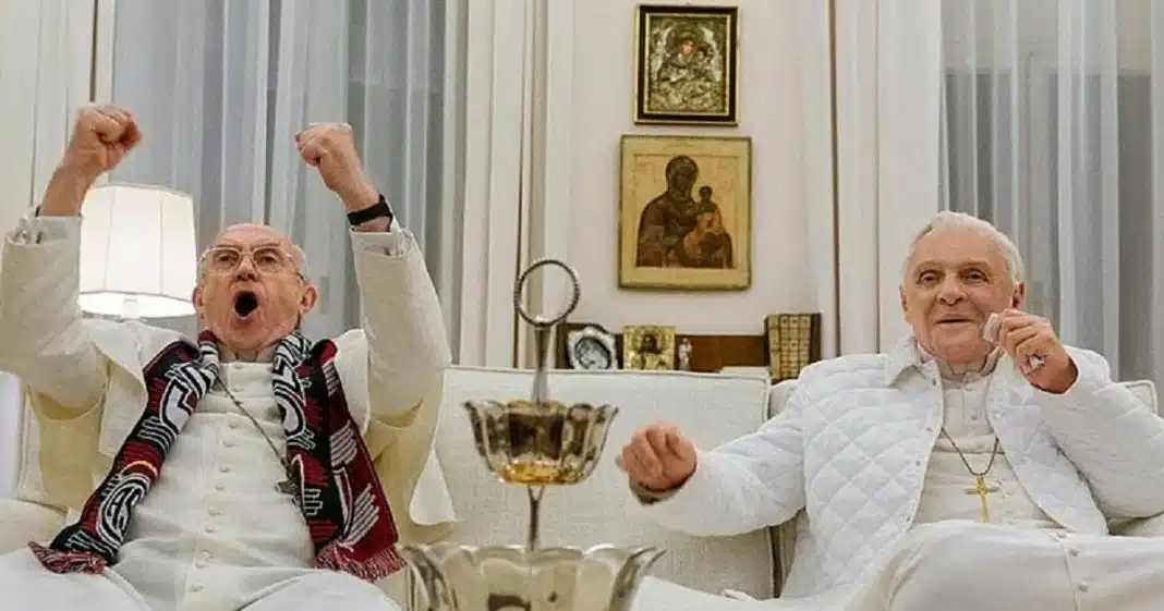 dois papas, capa Dois Papas: um raro exercício de escuta e humanidade em tempos de polarização